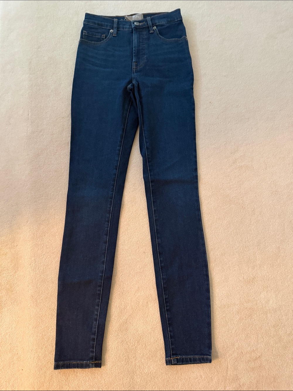 Everlane Women's Dark Indigo High-Rise Skinny Jeans